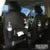 PU leather car seat back organiser bag in multiple colours with storage pockets and built-in trash can
