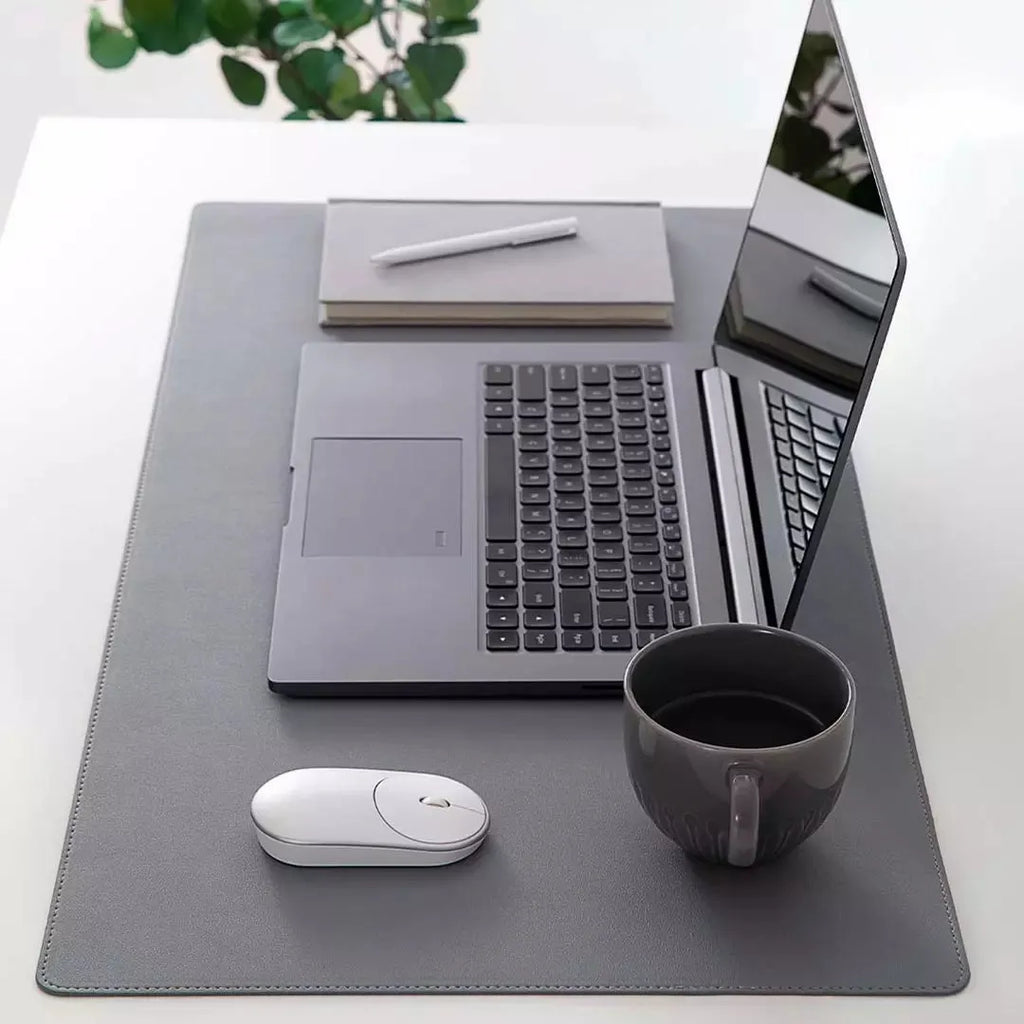 Extra large black gaming mouse pad 800x400mm with waterproof surface and storage bag