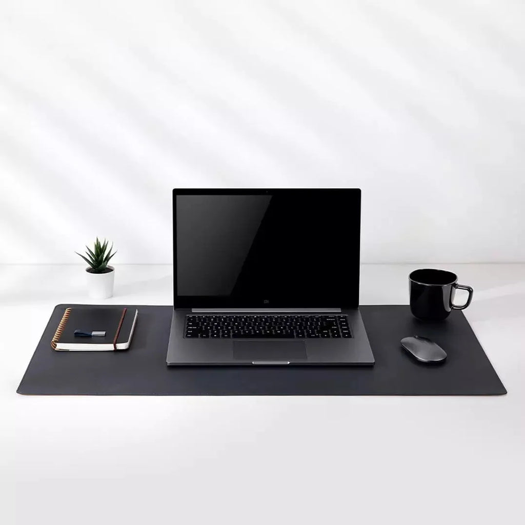 Extra large black gaming mouse pad 800x400mm with waterproof surface and storage bag