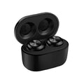 A6 TWS Bluetooth wireless headphones in black and white colour options with earplug design