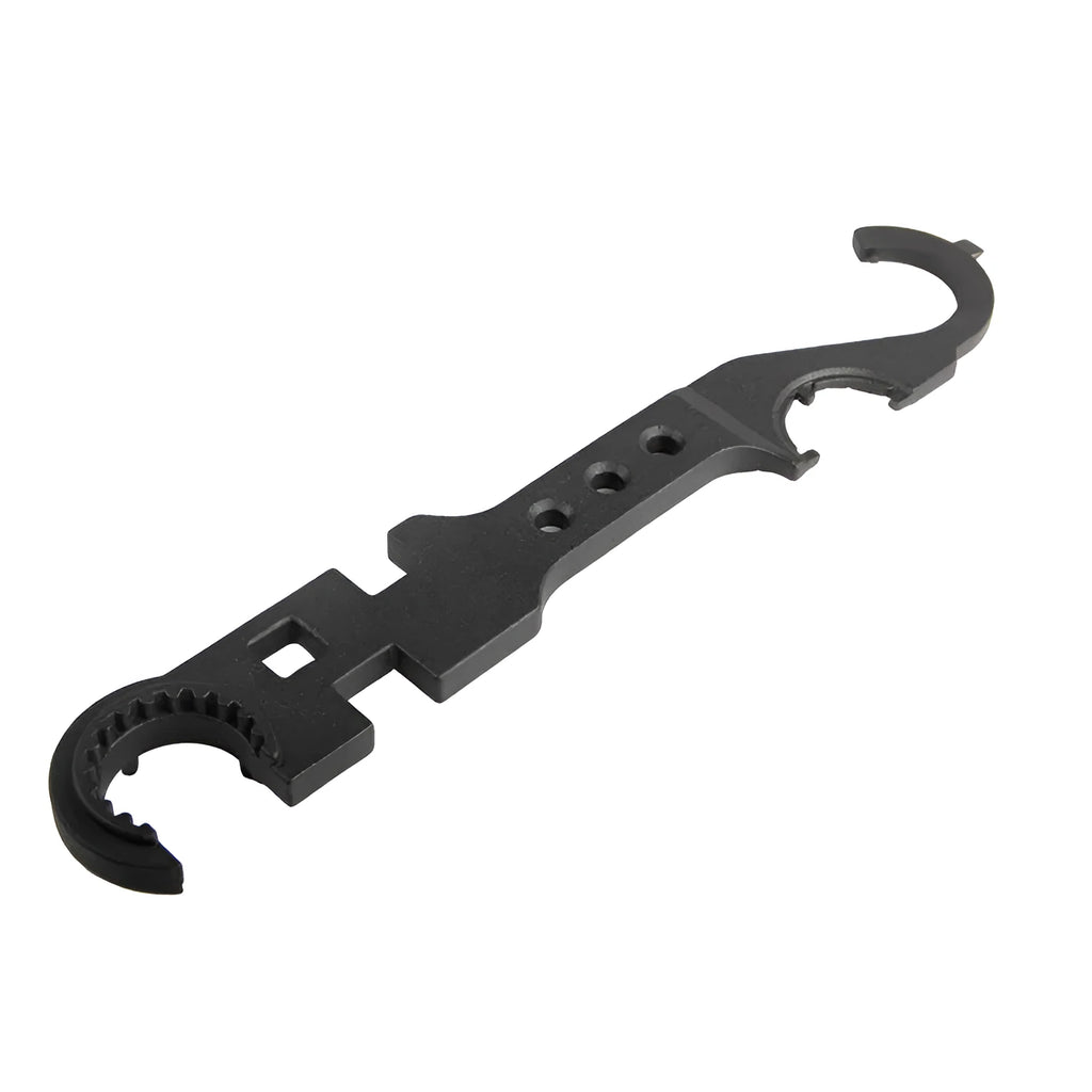 Black sprayed 40Cr steel combination wrench for AR15 M4 firearm maintenance