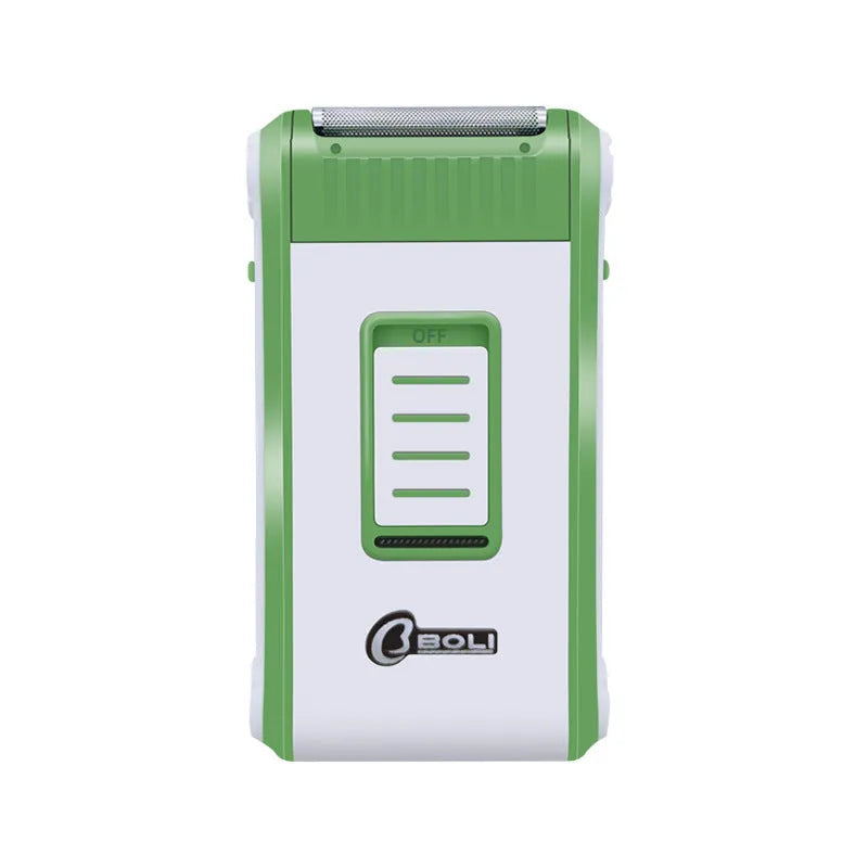 L2 model reciprocating electric shaver with double-layer net head in photo colour finish