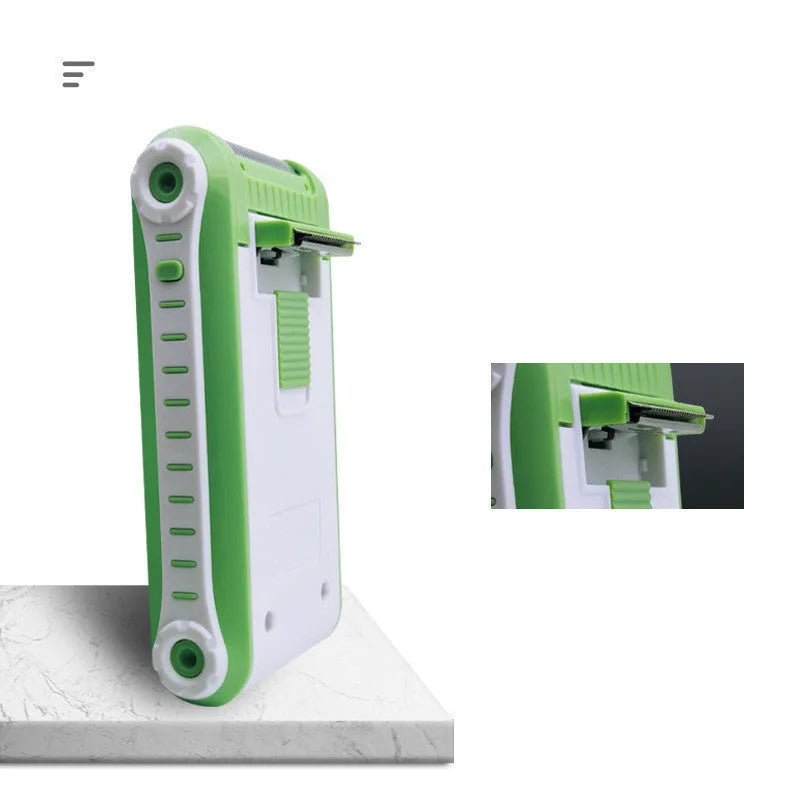 L2 model reciprocating electric shaver with double-layer net head in photo colour finish