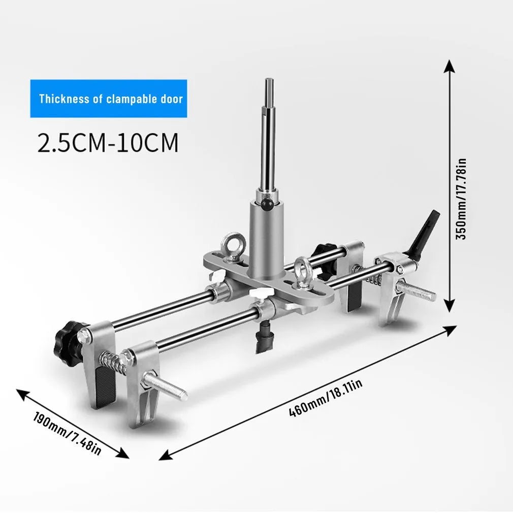 Door lock press and unlock tool with hole opener in 1 style
