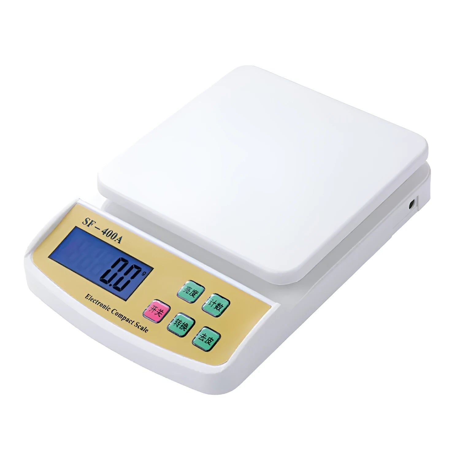 SF-400A electronic kitchen scale with digital display and weighing platform