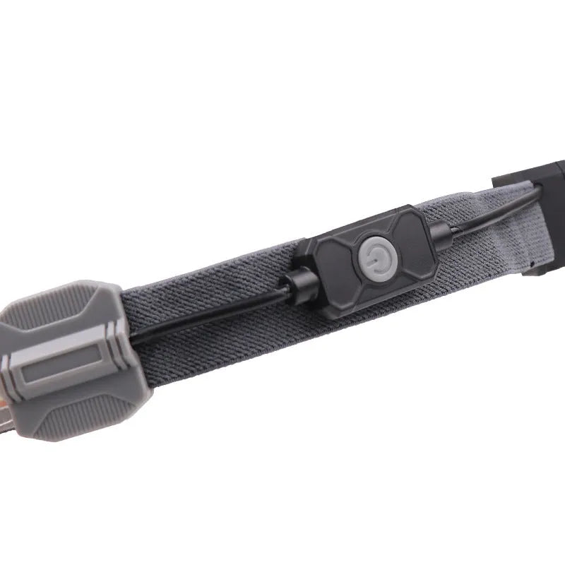 COB LED red light headlight with rechargeable battery and USB cable