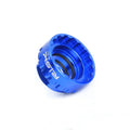 Blue aluminium alloy 12-speed direct mount disc removal tool for Shimano cranksets