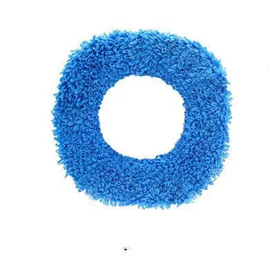 Automatic spray sweeping and mopping robot cleaner with interchangeable cleaning cloths on home floor