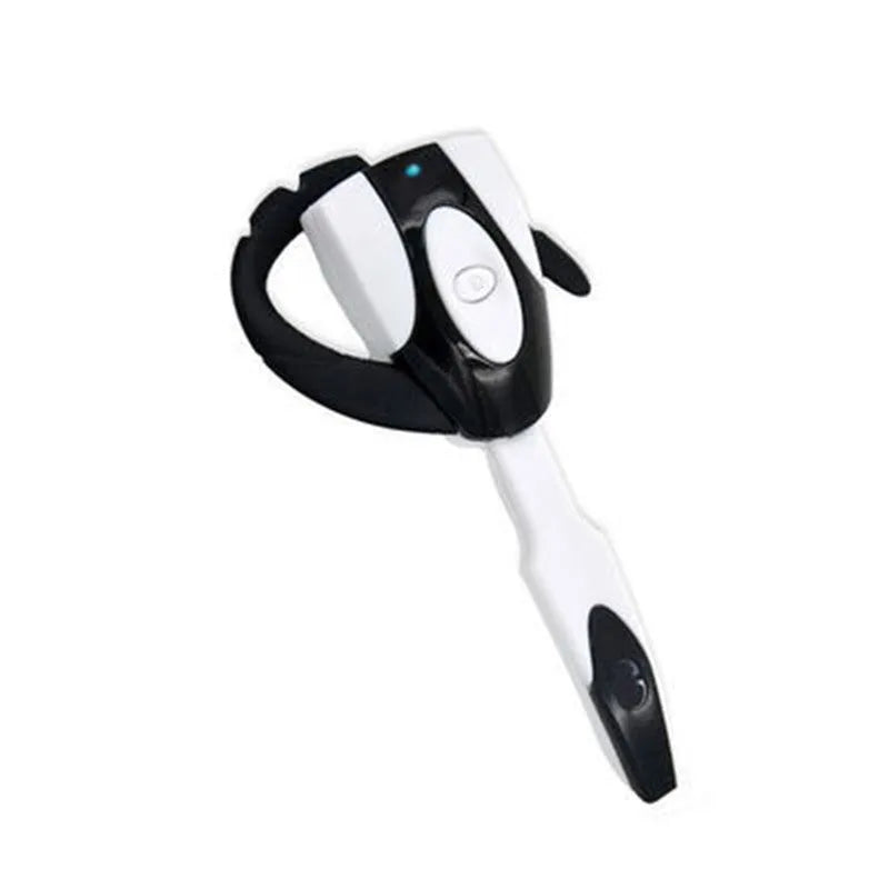 Single-ear Bluetooth headset in hanging ear design for business calls with voice control