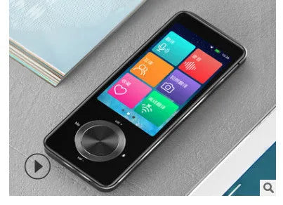 M9 WiFi translator device in gold or silver grey colour for iOS translation