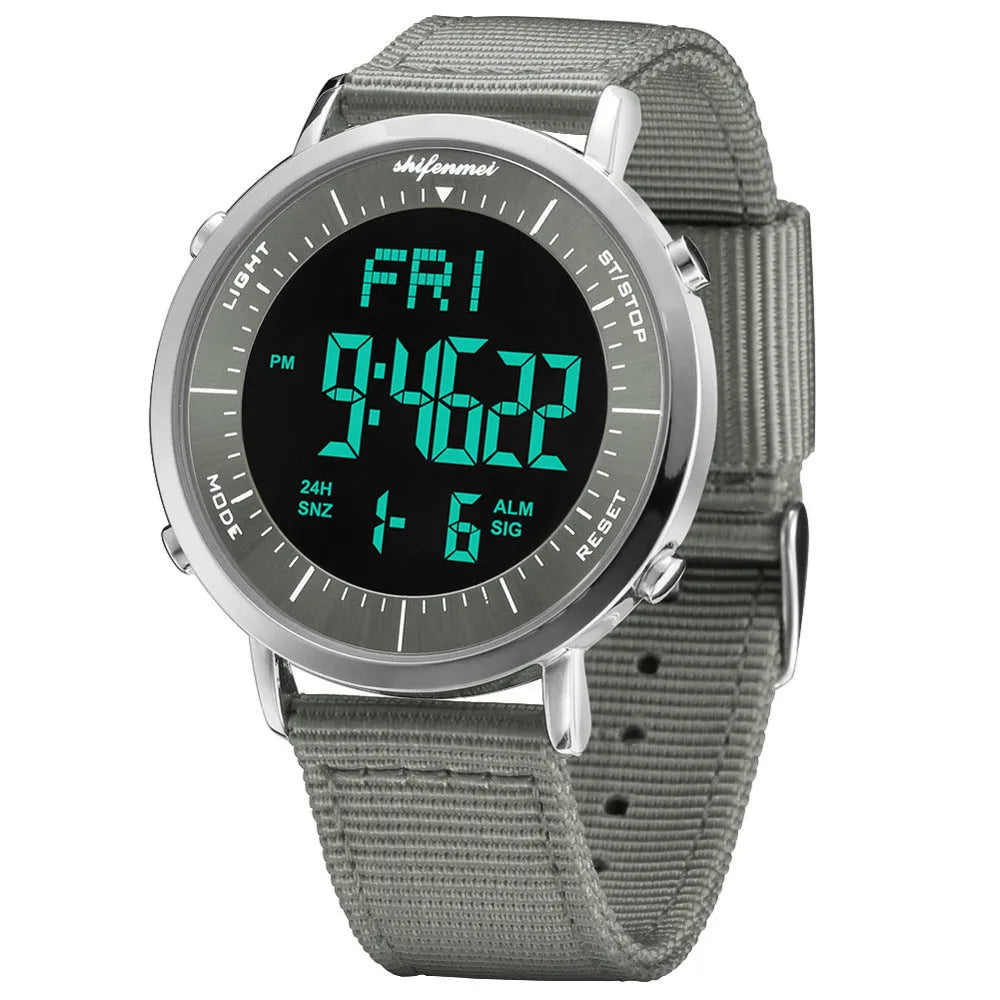 Shifenmei sports waterproof digital watch with casual styling and 10m water resistance rating