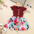 Sleeveless toddler girls summer dress in multiple colours and sizes from 80cm to 120cm