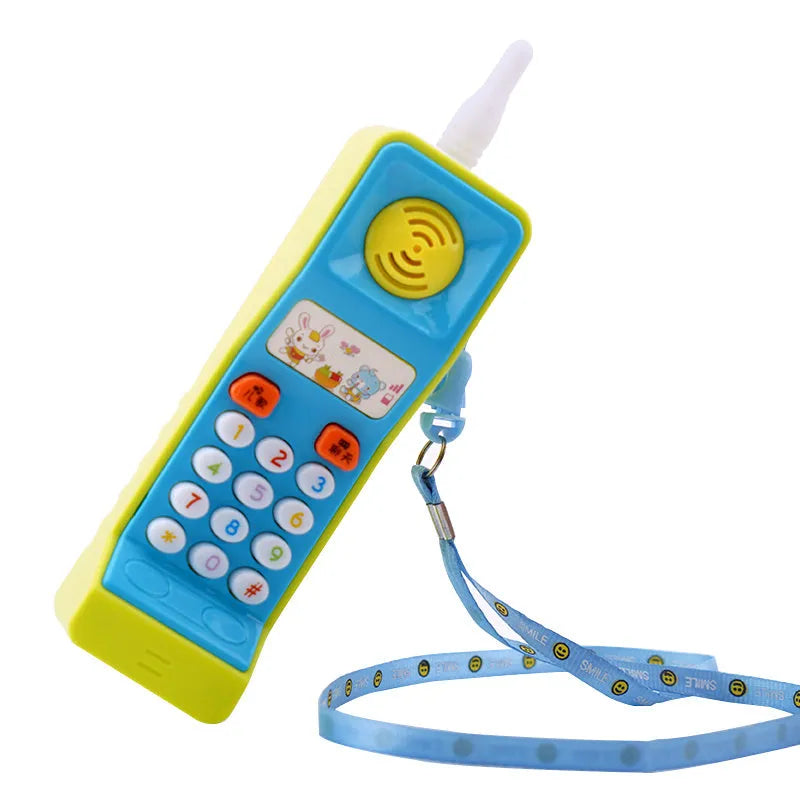 Children's educational toys with sound, light and music features including cartoon animal designs