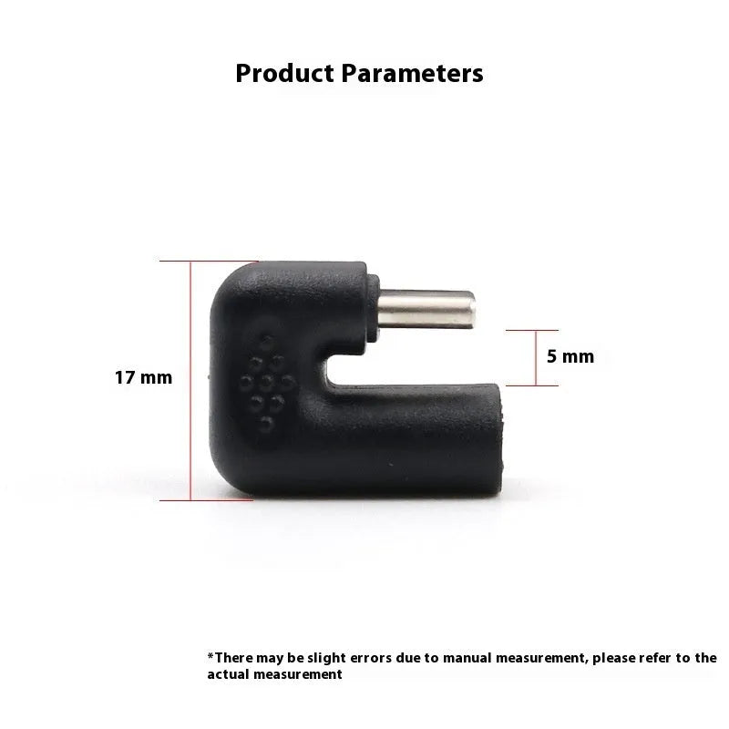 Plastic male to female adapter extension cable with U-bend design showing four adapters