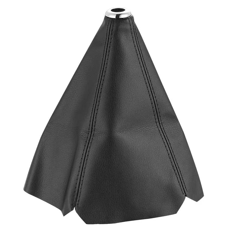 General Motors PU leather gear shifter dirt-proof cover in black, red, blue, yellow, and white colour options.