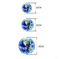 Glow in dark 3D Earth planet wall sticker with luminous effect, available in 10cm 20cm 30cm diameter sizes