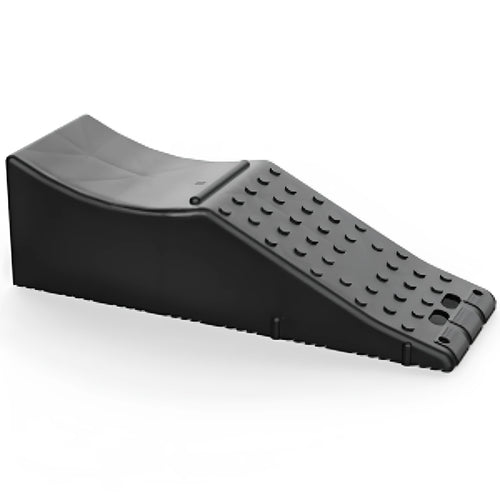 Black universal fit car floor mat for driver's side footwell protection