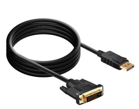 1.8m DP to DVI24+1 adapter cable with copper wire for PC monitor connection