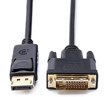 1.8m DP to DVI24+1 adapter cable with copper wire for PC monitor connection