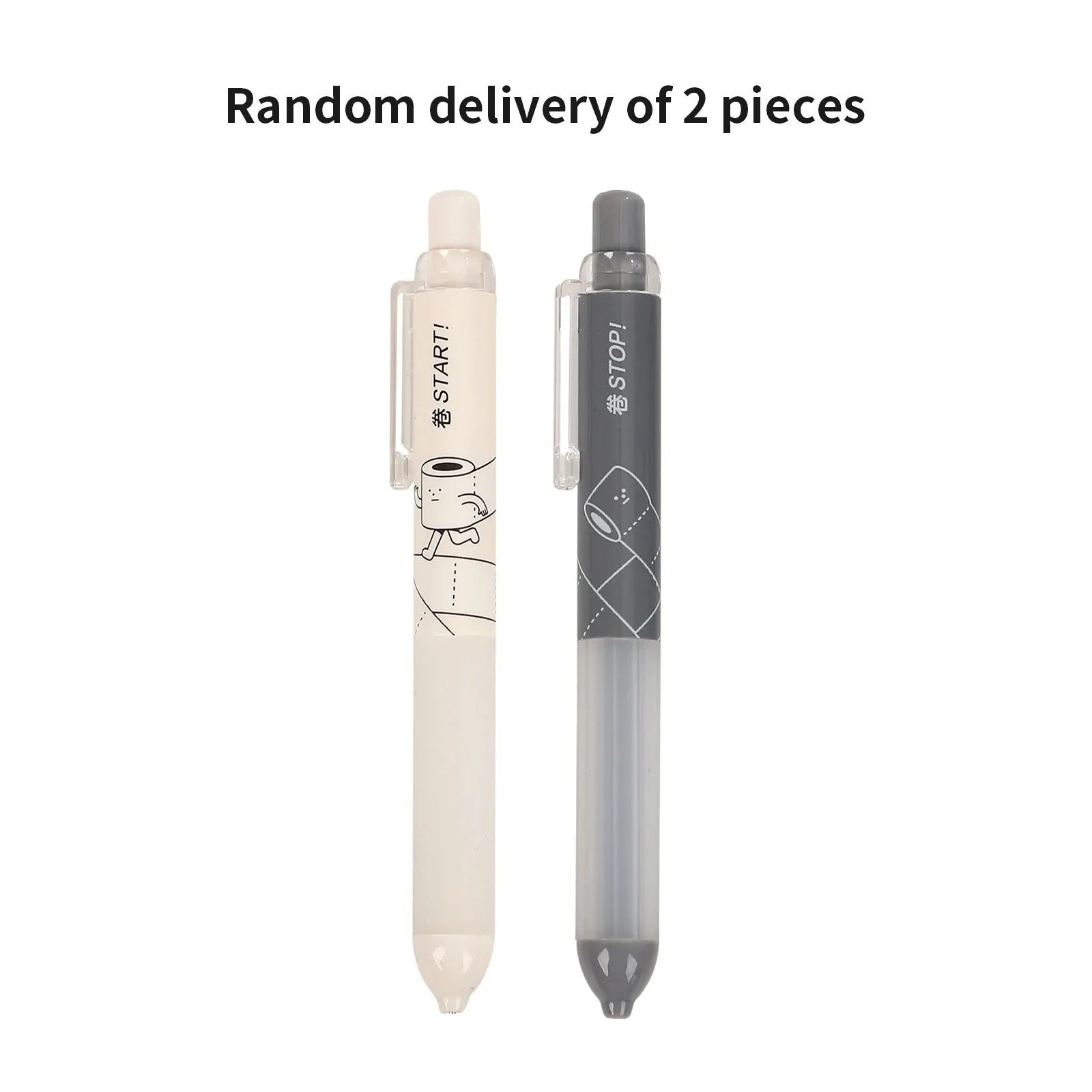 0.5mm mechanical pencil with cloud grip in black and white colours