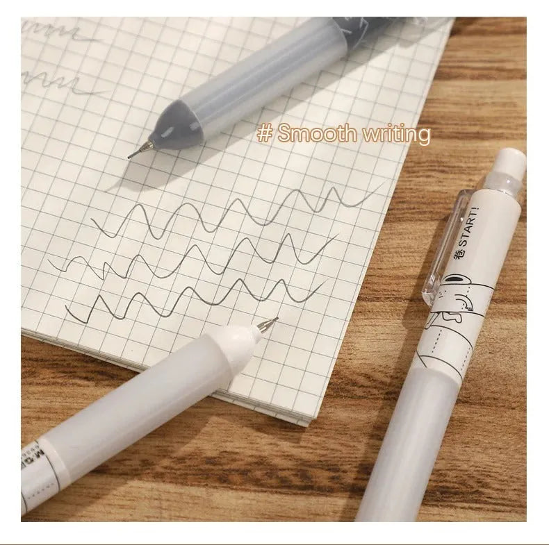 0.5mm mechanical pencil with cloud grip in black and white colours