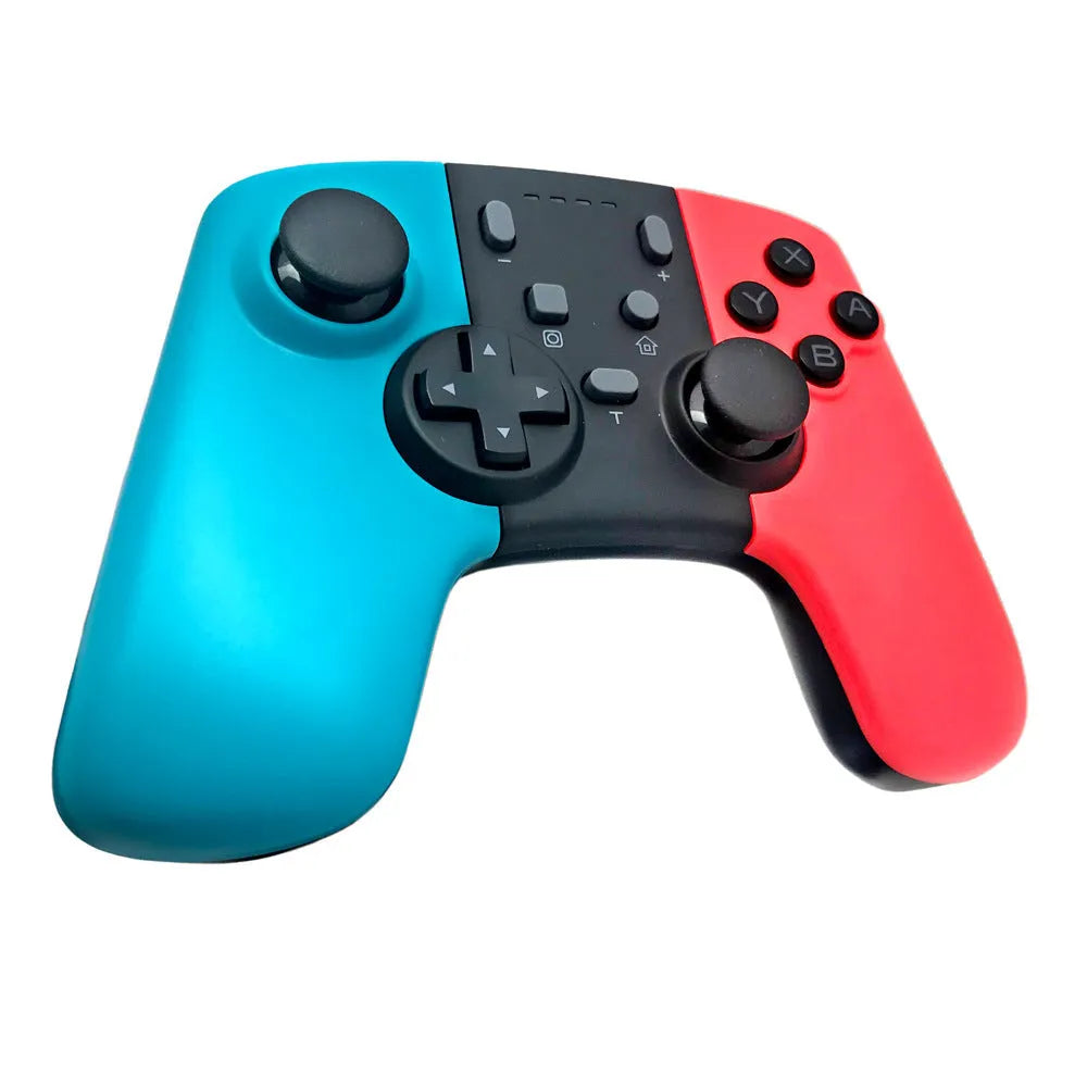 Black wireless Nintendo Switch Pro controller with analogue sticks, action buttons, and D-pad