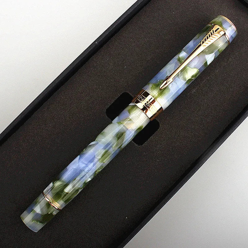 Deep Bath Green metal ballpoint pen with choice of 0.5mm, 0.7mm, or 1.0mm tip.