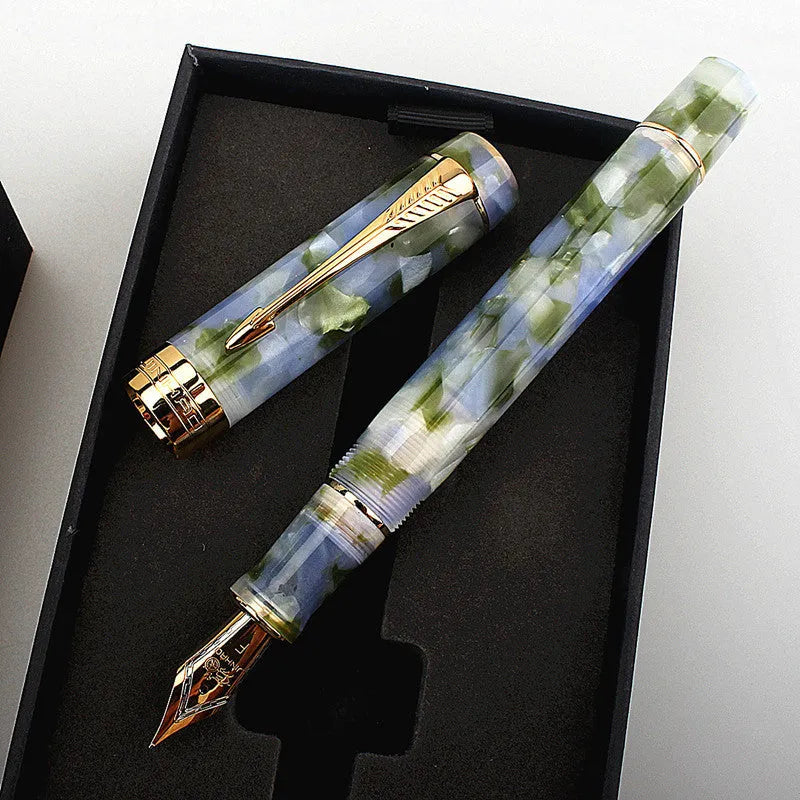 Deep Bath Green metal ballpoint pen with choice of 0.5mm, 0.7mm, or 1.0mm tip.