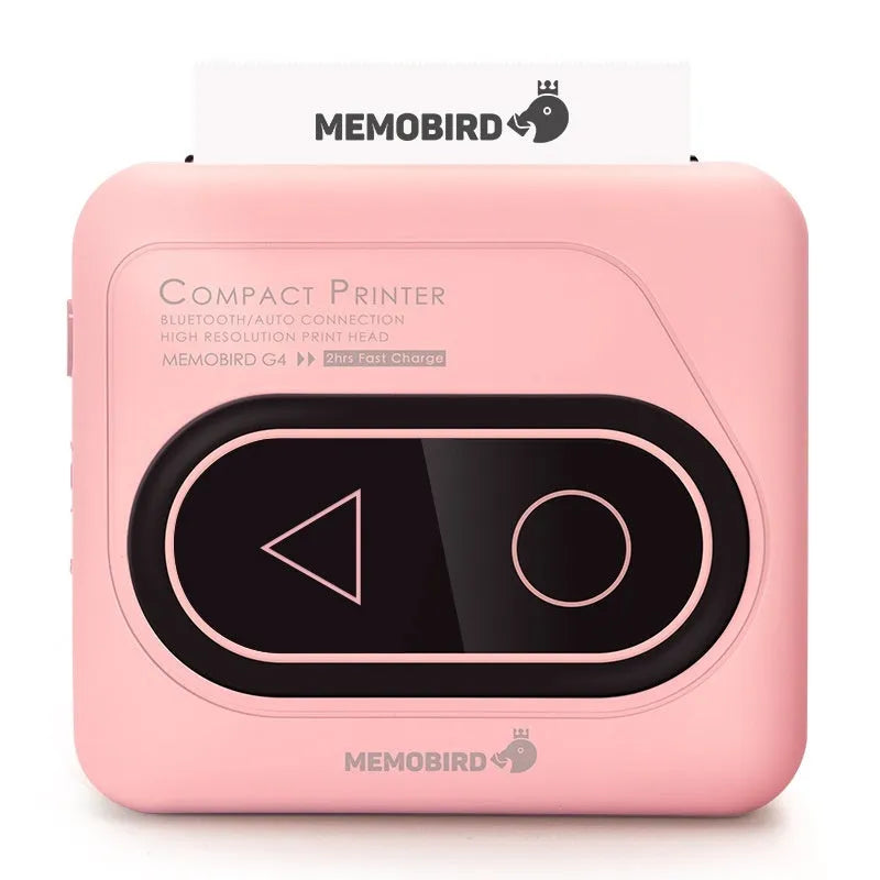 Compact Bluetooth thermal mini printer in avocado green colour for mobile phone wireless printing