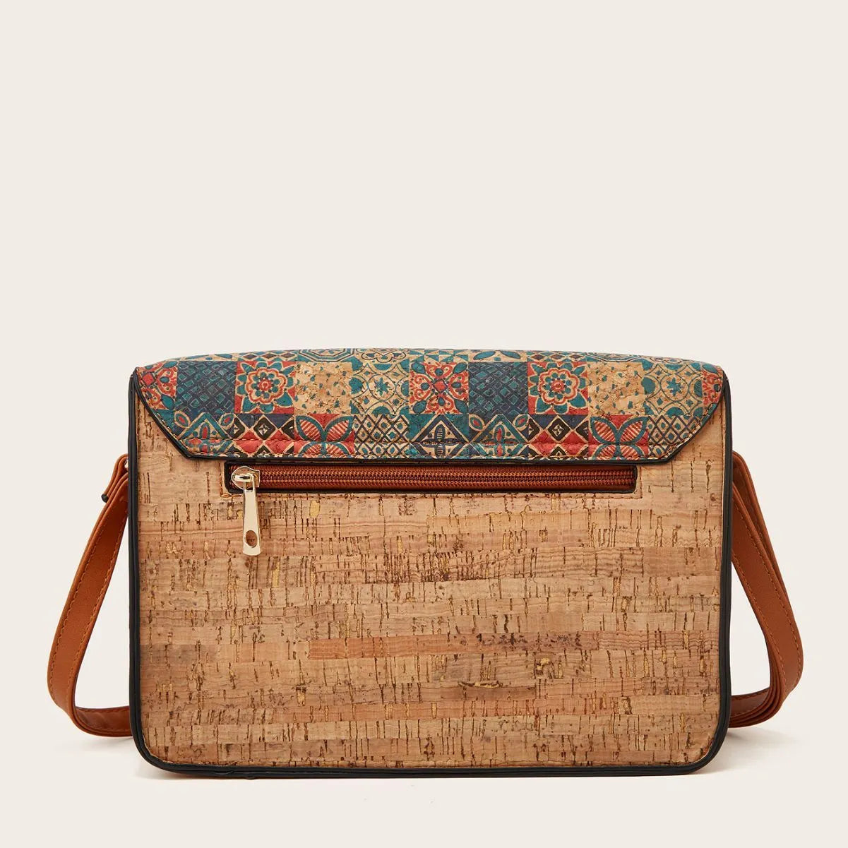 Women's printed crossbody shoulder bag with large capacity and floral geometric designs