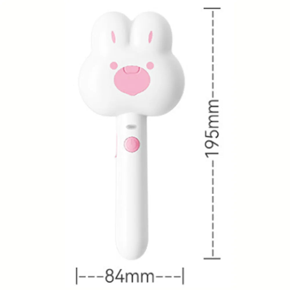 Rechargeable cat grooming spray brush with steam function in green, pink or white colours