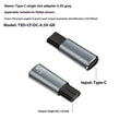 Black USB C charging adapter for electric shavers with aluminium alloy construction and 4.3V output