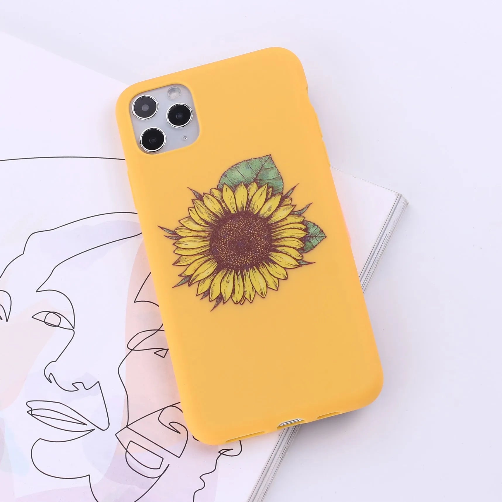 TPU mobile phone case for iPhone in multiple colour options showing back cover design