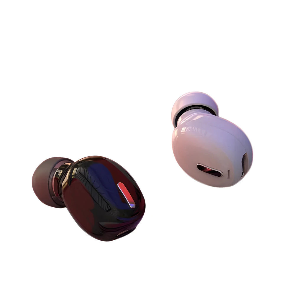 X9 mini single ear Bluetooth headset in black with voice control