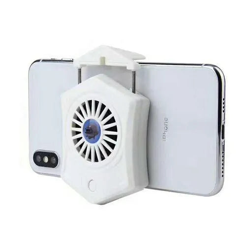 Black mobile phone radiator cooler with aluminium heat dissipation plate and USB connector