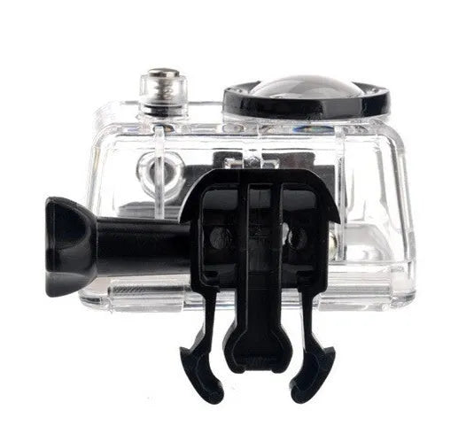 GoPro Hero 2 waterproof housing case with flat glass lens, depth rating 30 metres
