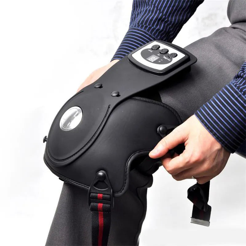 Infrared knee massager unit with knee pads and shoulder pads for joint care