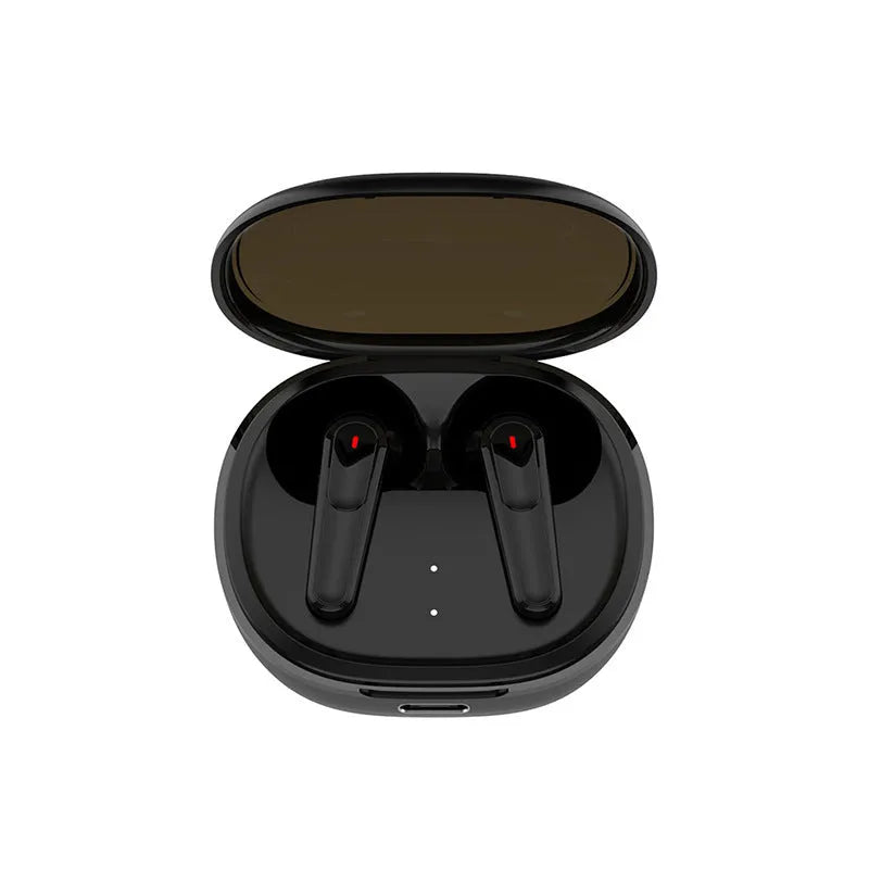 Black PRO30 wireless Bluetooth earpiece with in-ear fit and breathing light indicator.