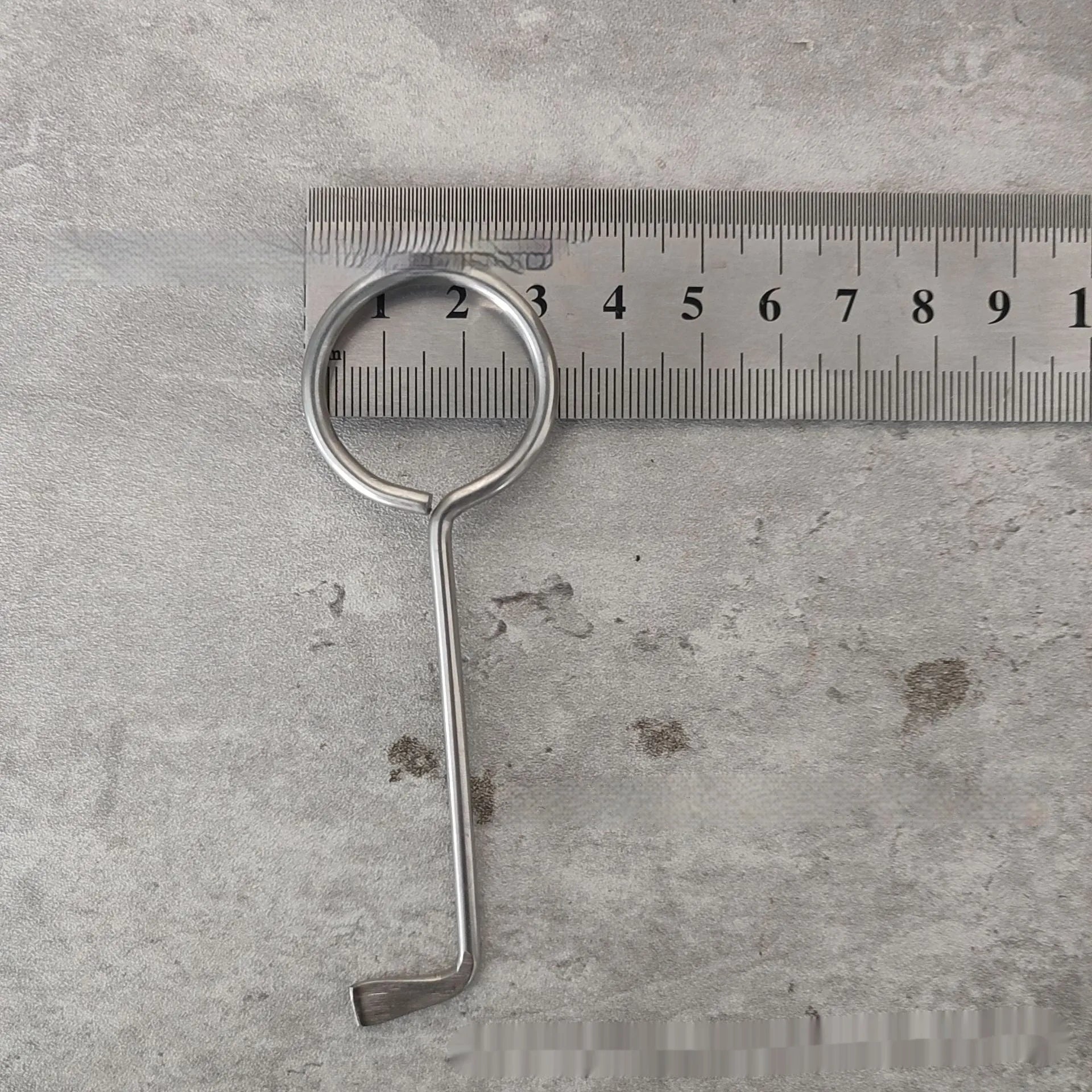 Two-piece alloy metal wrench tool set for portable household DIY use.