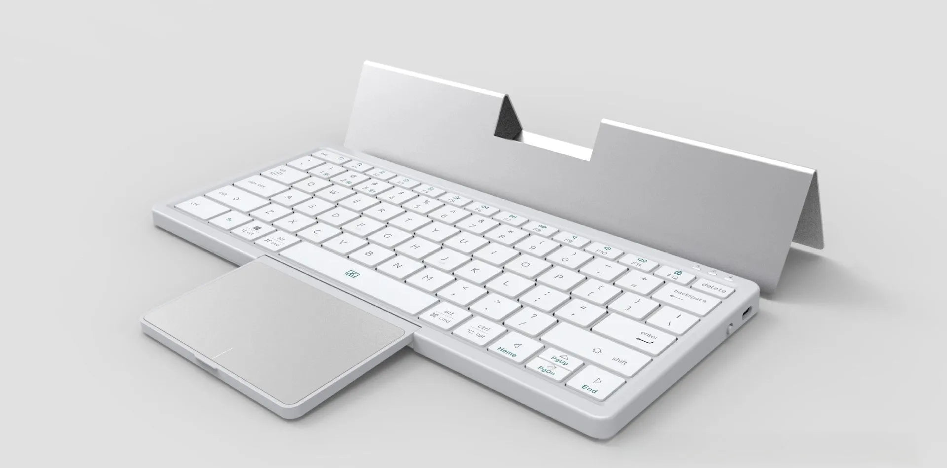Three-in-one wireless Bluetooth keyboard with leather sheath stand for iPad and mobile phones