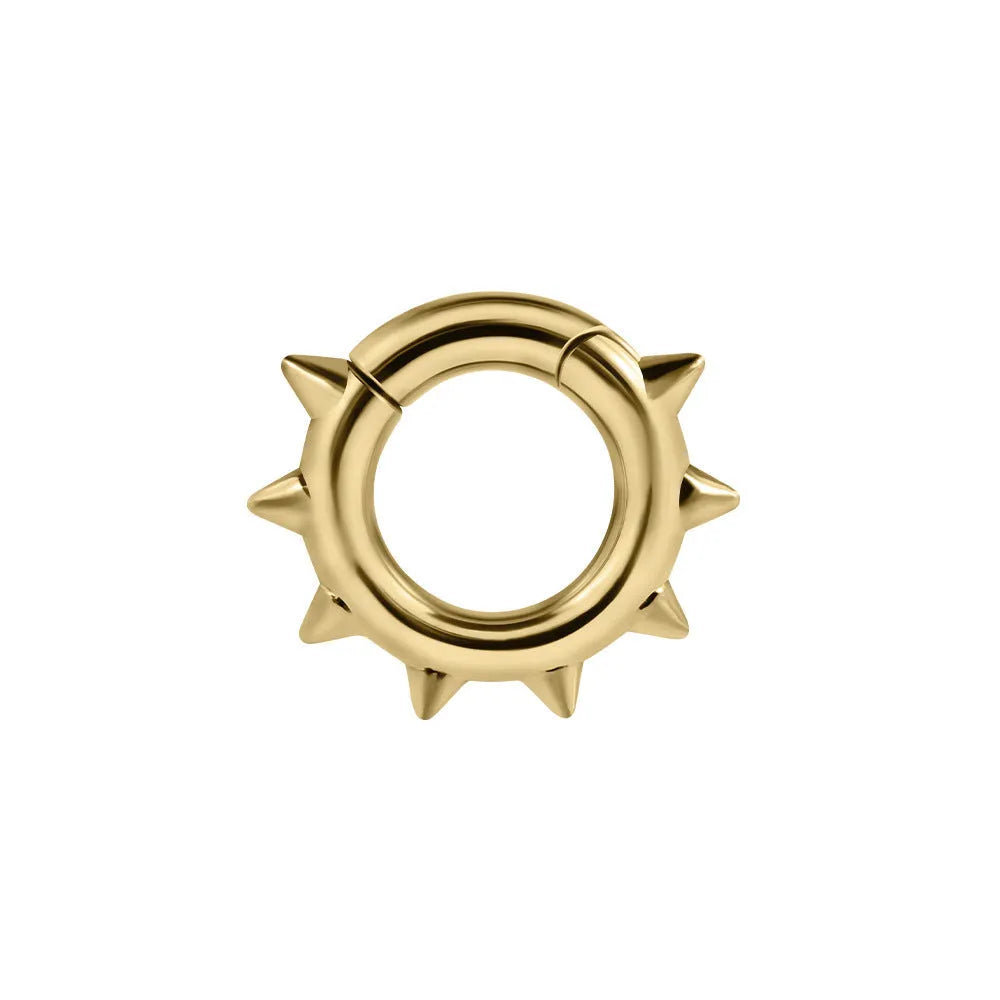Copper geometric cone round magnet ear extender in one of eight colour styles.