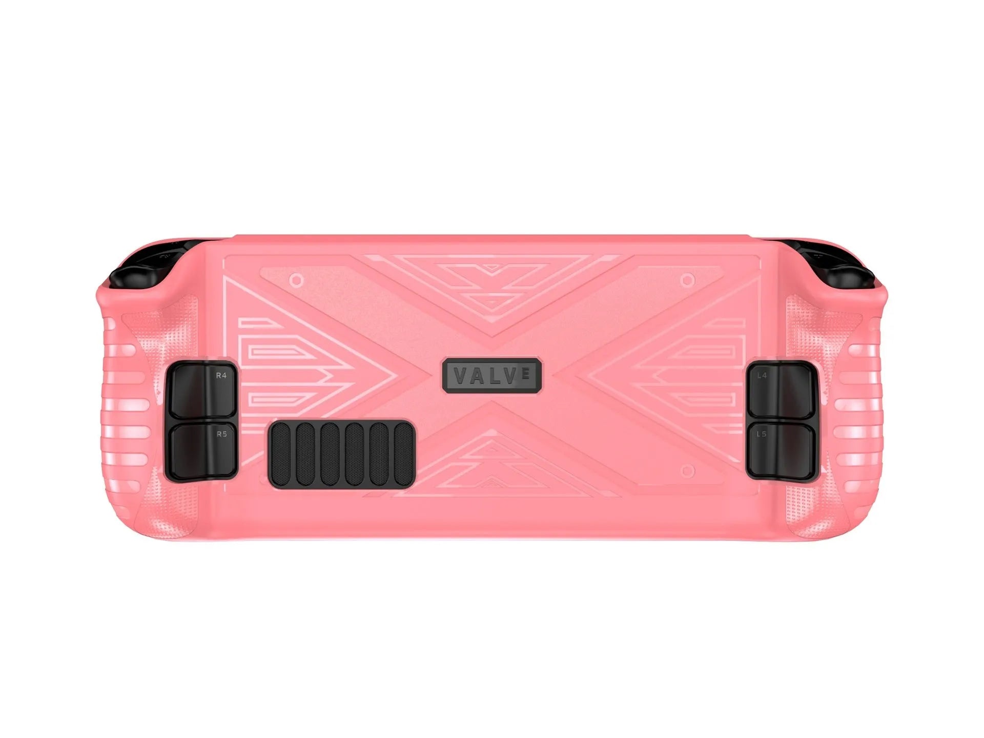 TPU protective cover for Steam Deck game console in black, blue, and red colour options