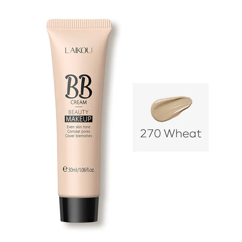 Natural Makeup Hose BB Cream 30ml tube with nine skin tone shade options showing concealer properties
