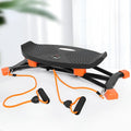 Black JS101A mini fitness skiing machine for home indoor exercise