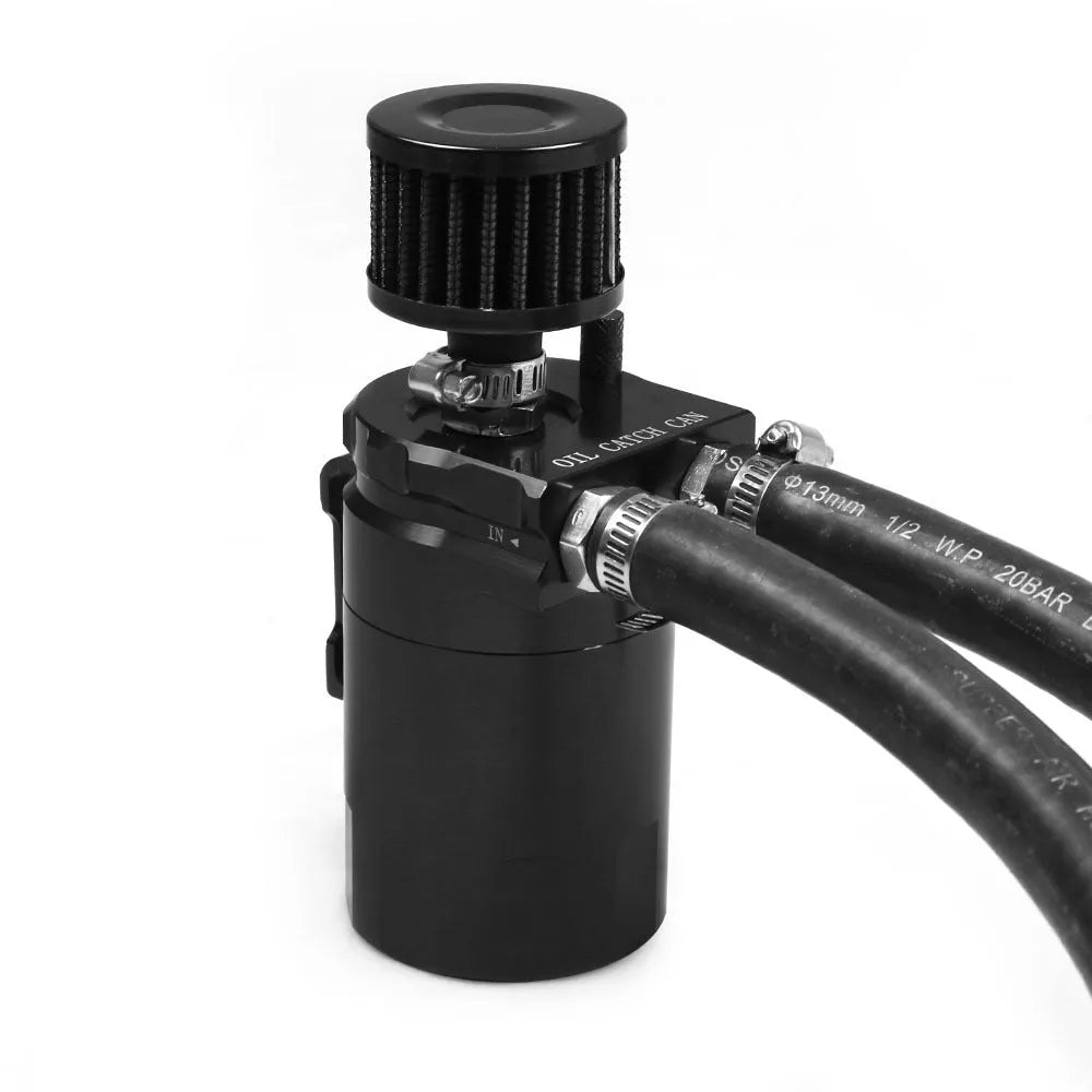 Aluminium alloy oil separator for Ford Expedition in black, red, blue, and silver colour options.