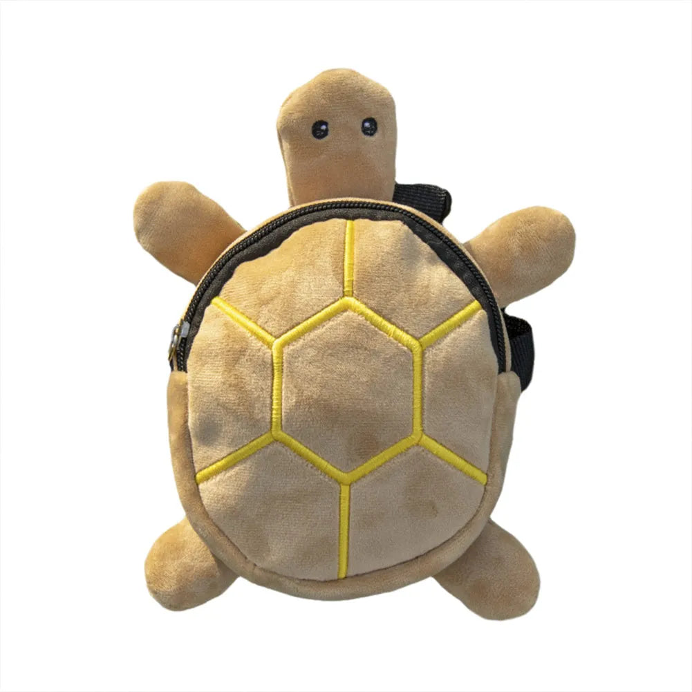 Cartoon turtle shape dog backpack with harness vest in four colour options