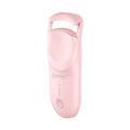 Electric heating eyelash curler in plastic construction with USB charging cable