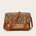Women's printed crossbody shoulder bag with large capacity and floral geometric designs