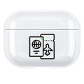 PC hard protective shell case for Apple AirPods Pro 3 earphones in a solid colour