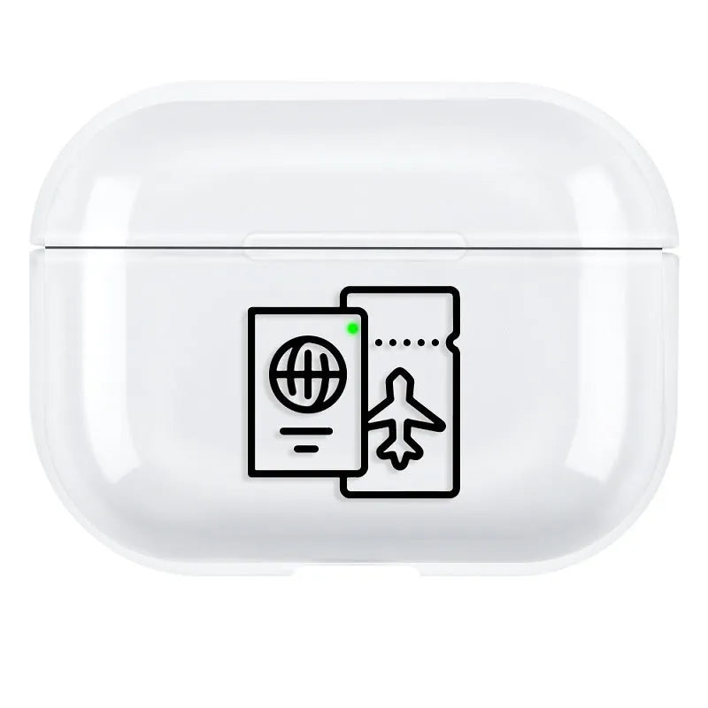 PC hard protective shell case for Apple AirPods Pro 3 earphones in a solid colour